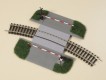 Level crossing with barrier
